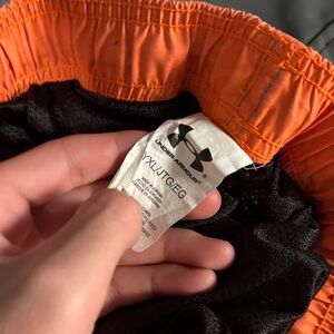 Under Armour Bright Orange Sports Shorts